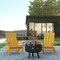 Flash Furniture 2 Yellow Adirondack Chairs-Star & Moon Fire Pit JJ-C145012-32D-YLW-GG - alternate 1